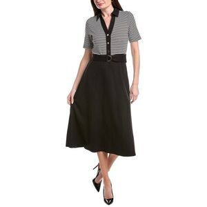 knee length dresses for ladies Twist Front Midi Dress